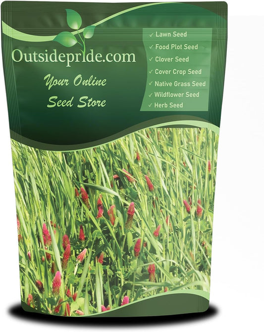 Outsidepride Gardenway Cover Crop Seeds - 10 lbs Nutrient-Rich Seed Mix for Soil Health Improvement & Home Gardens - Mixture of Triticale, Peas, Oats, Vetch, Annual Ryegrass, Crimson Clover