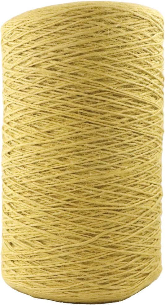1mm x 1500 Feet Yellow Jute Rope, Twine for Gardening Tomato Climbing Plant Tie Floristry Crafts Gift Wrapping Packing Decor