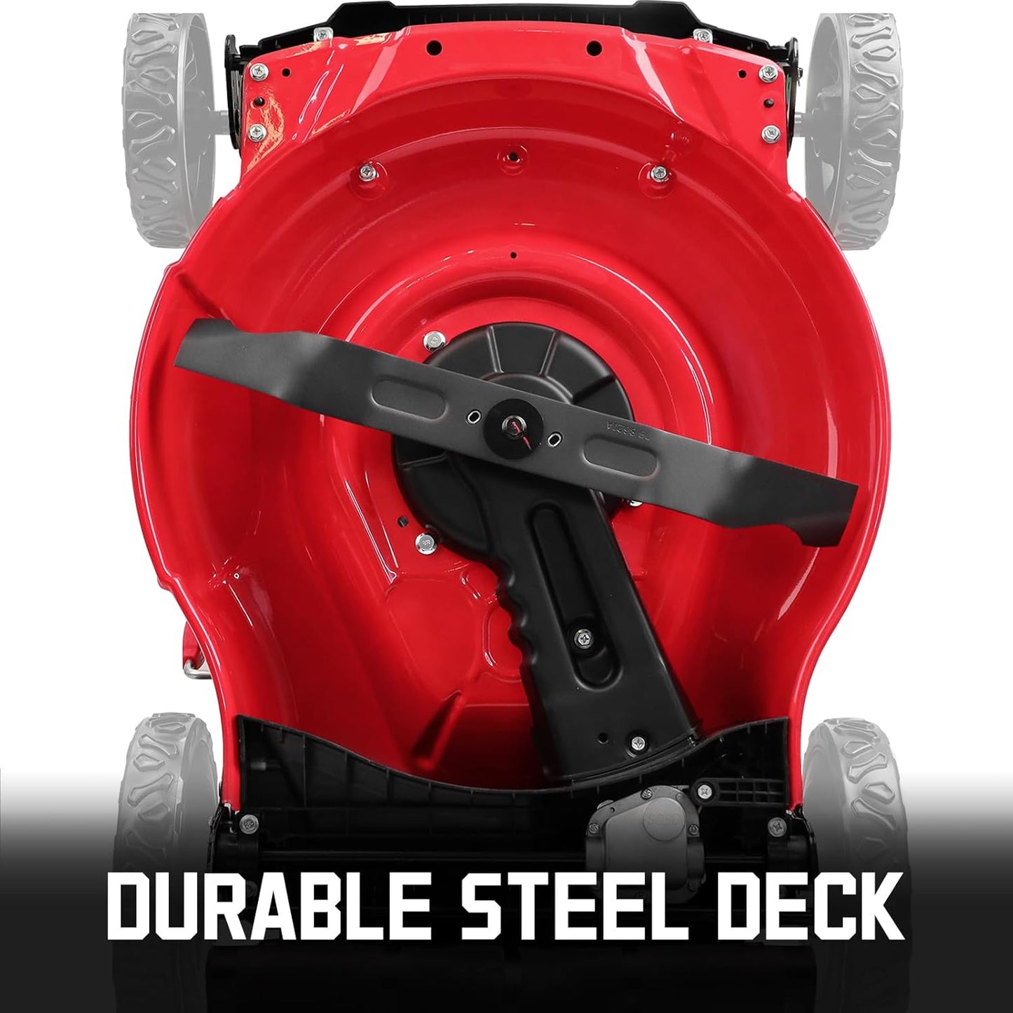 PowerSmart 21 in. Gas Lawn Mower with 125cc Briggs and Stratton E300 Engine, 2-in-1 Push Mower with Mulching & Side-Discharge