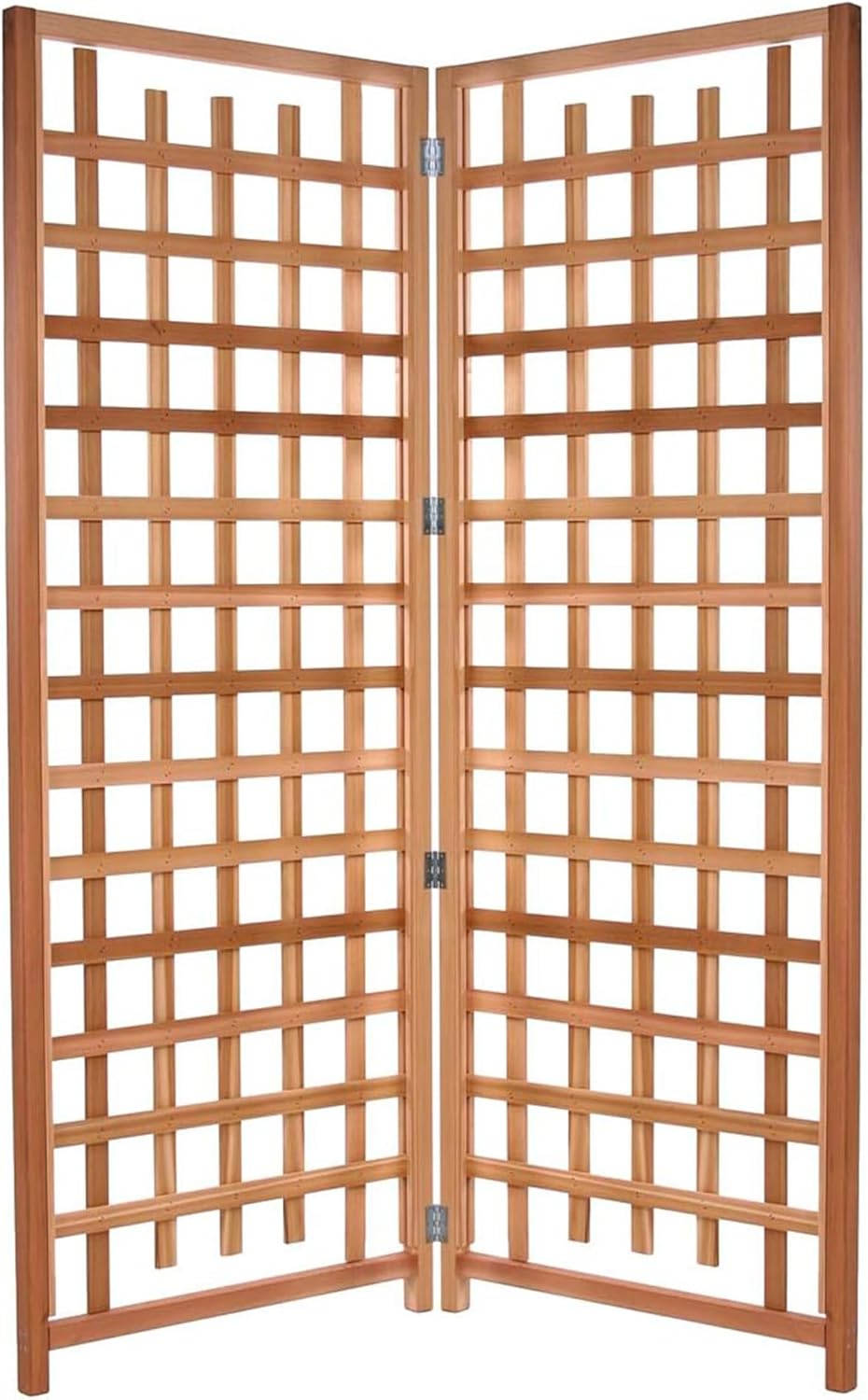 All Things Cedar 2-Piece Outdoor Single Trellis Handcrafted for Climbing Plants