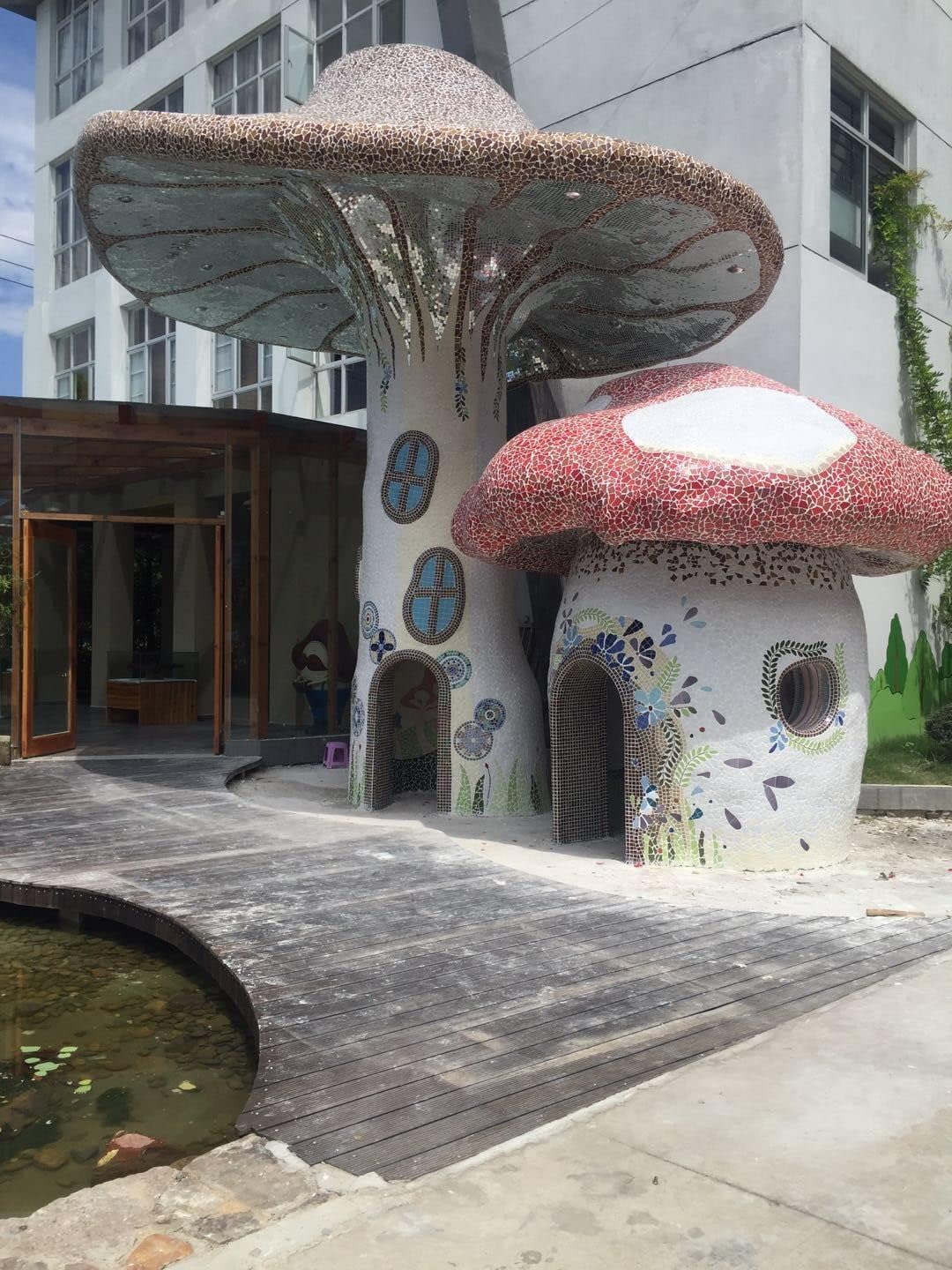 500g/1.1lb Random Color Irregular Ceramics Mosaic Tiles,DIY Making Creative Ceramic Mosaic Tiles for DIY Craft Plates Flowerpots Vases Cups Mosaic Making Supplies (Small Raindrop)