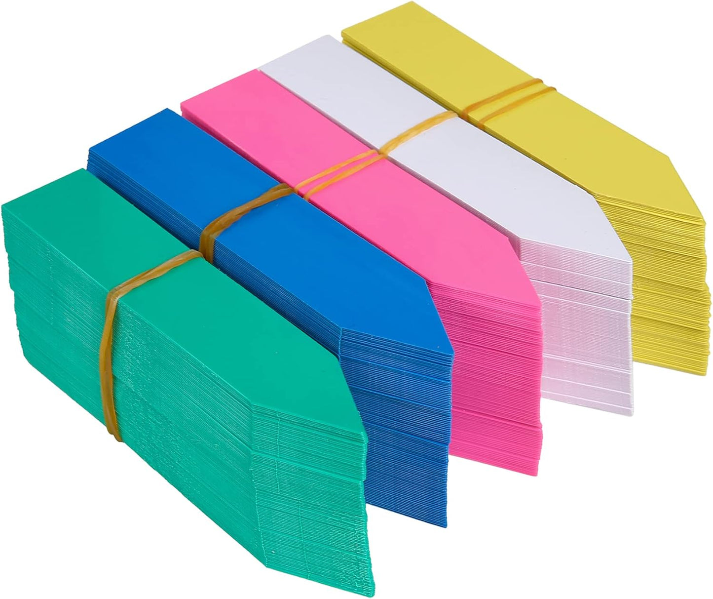 1000 Pcs Plant Tags, 4 Inch Plastic Garden Plant Pot Markers Waterproof Plant Labels, Multicolor