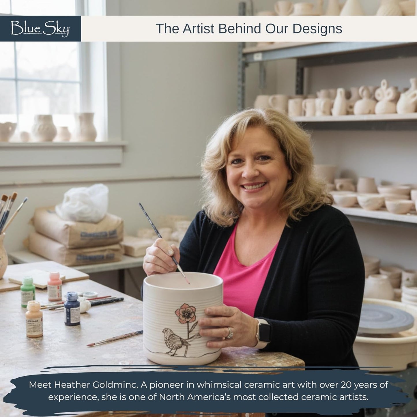 Hanging Amarosa 6.5" Flower Pot, Multi Color