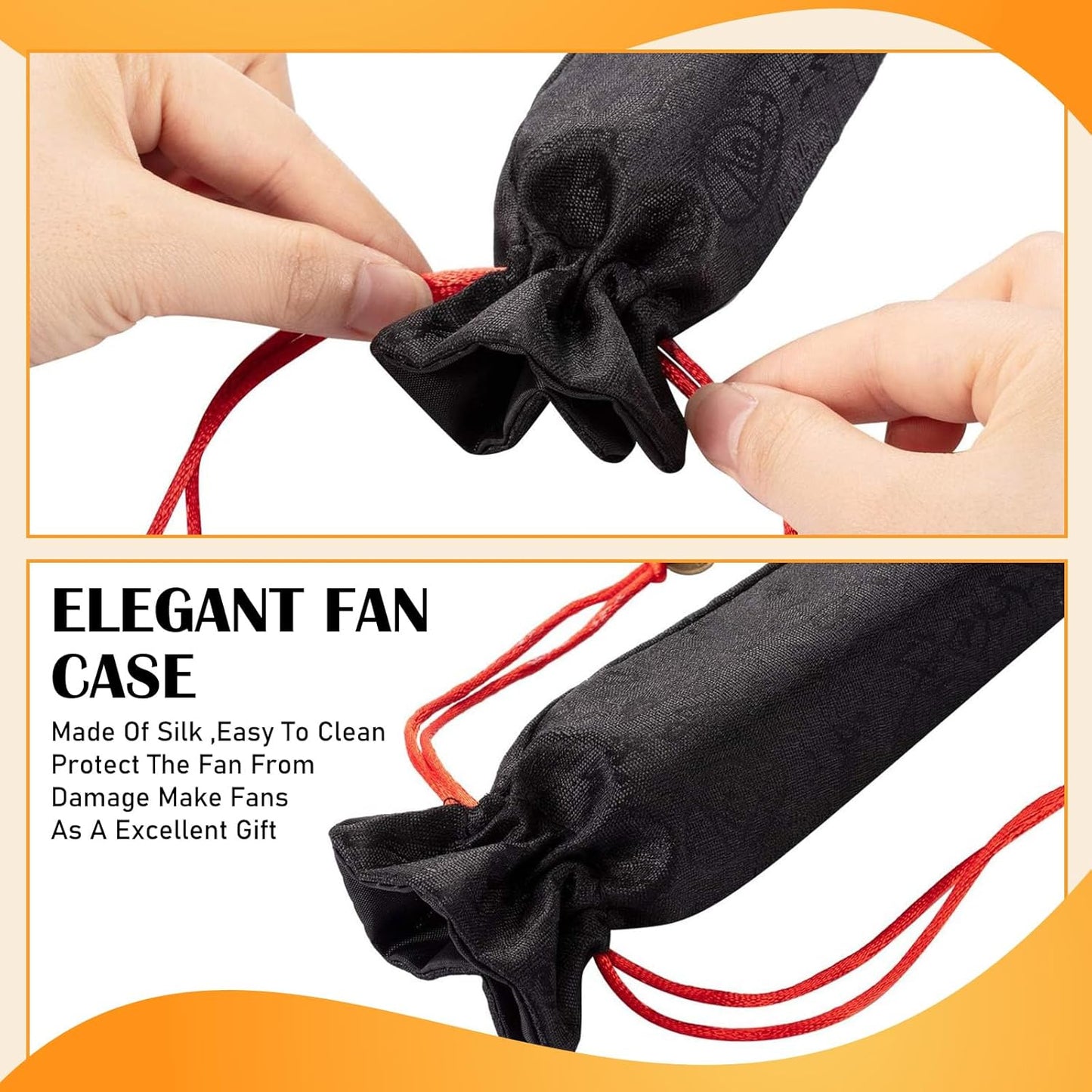 Maitys 4 Packs Large Clap Fans for Line Dancing Large Chinese Folding Hand Fans for Men and Women, Festival, Tai Ji, Kungfu, Martial Art, Gifts (White,Blue,Green and Rose Red)