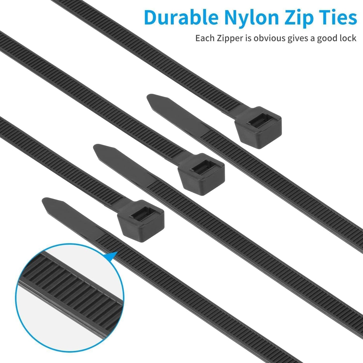 12 inch Purple Zip Ties Heavy Duty 100 PCS, 250 LBS Ultra Exclusive Strong Plastic Wire Ties, Large Cable Ties Extra Long Tie Wraps, Indoor and Outdoor UV Resistant