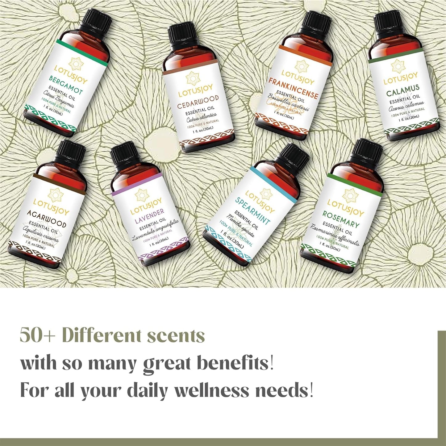 Oregano Essential Oil 100% Pure & Natural – Undiluted for Aromatherapy, Skin Care, and Household - 1 Oz