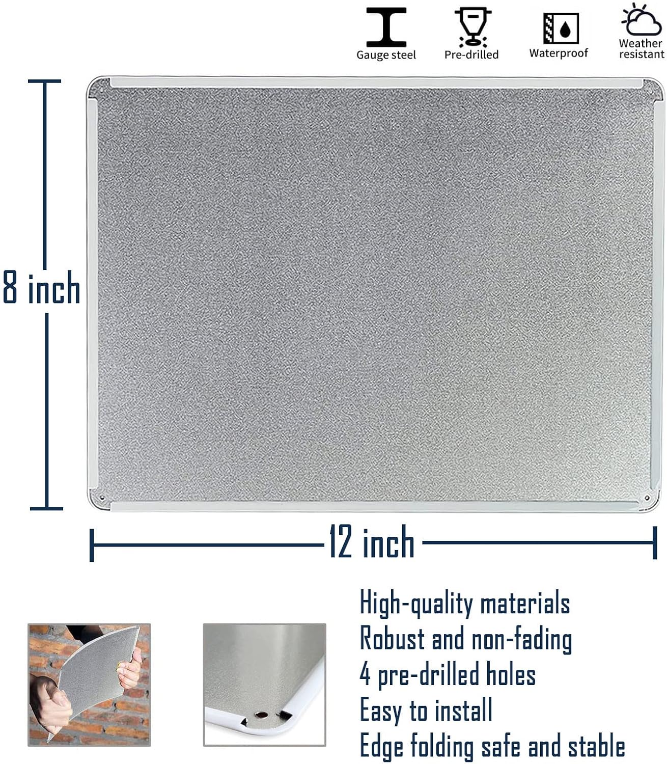 5 Pack Garden Signs Vintage Metal Tin Signs For Outside Garden Signs Decorative Outdoor Plant Lover Gifts Gardening Gift For Women Yard Sign Funny Gardening Decor 12x8 Inch