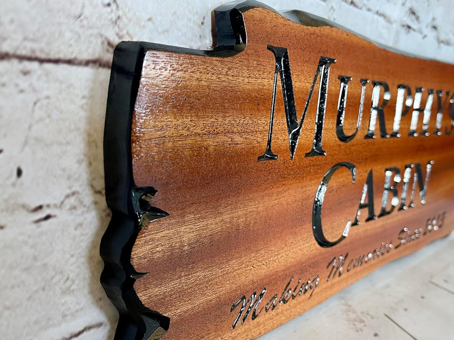 Custom Wooden Signs, Personalized Wood Signs, Custom Wood Signs, Personalized Cabin Signs, Outdoor Wooden Sign, Family Name Signs (Murphy Style)