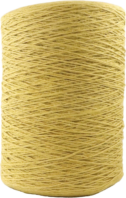 1mm x 5000 Feet Yellow Jute Rope, Twine for Gardening Tomato Climbing Plant Tie Floristry Crafts Gift Wrapping Packing Decor