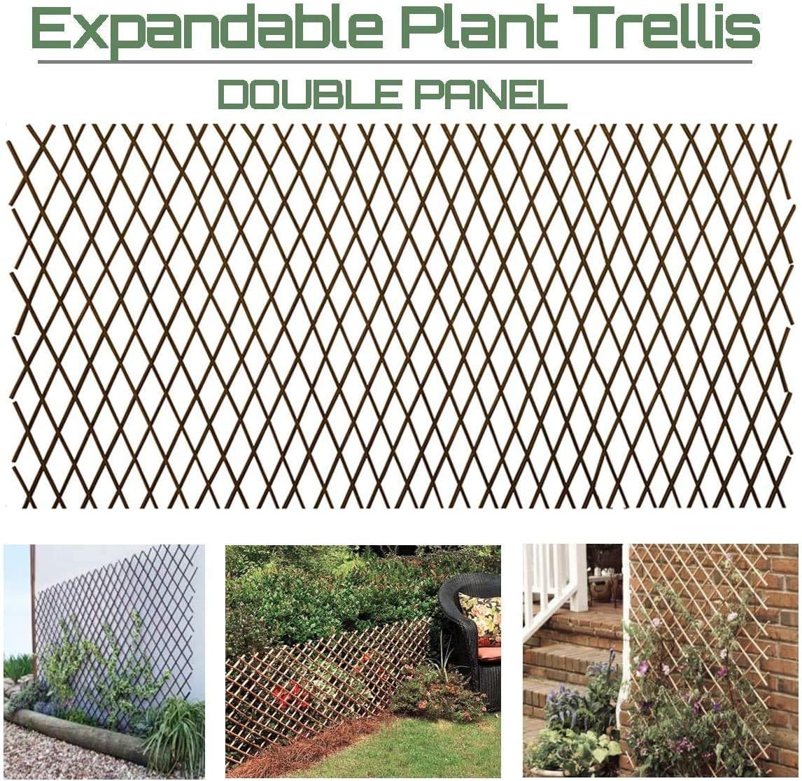 Glant Lattice Fence Expandable Plant Climbing Lattices Trellis Fence,Open Screen Fencing,Trellis Fence (2)