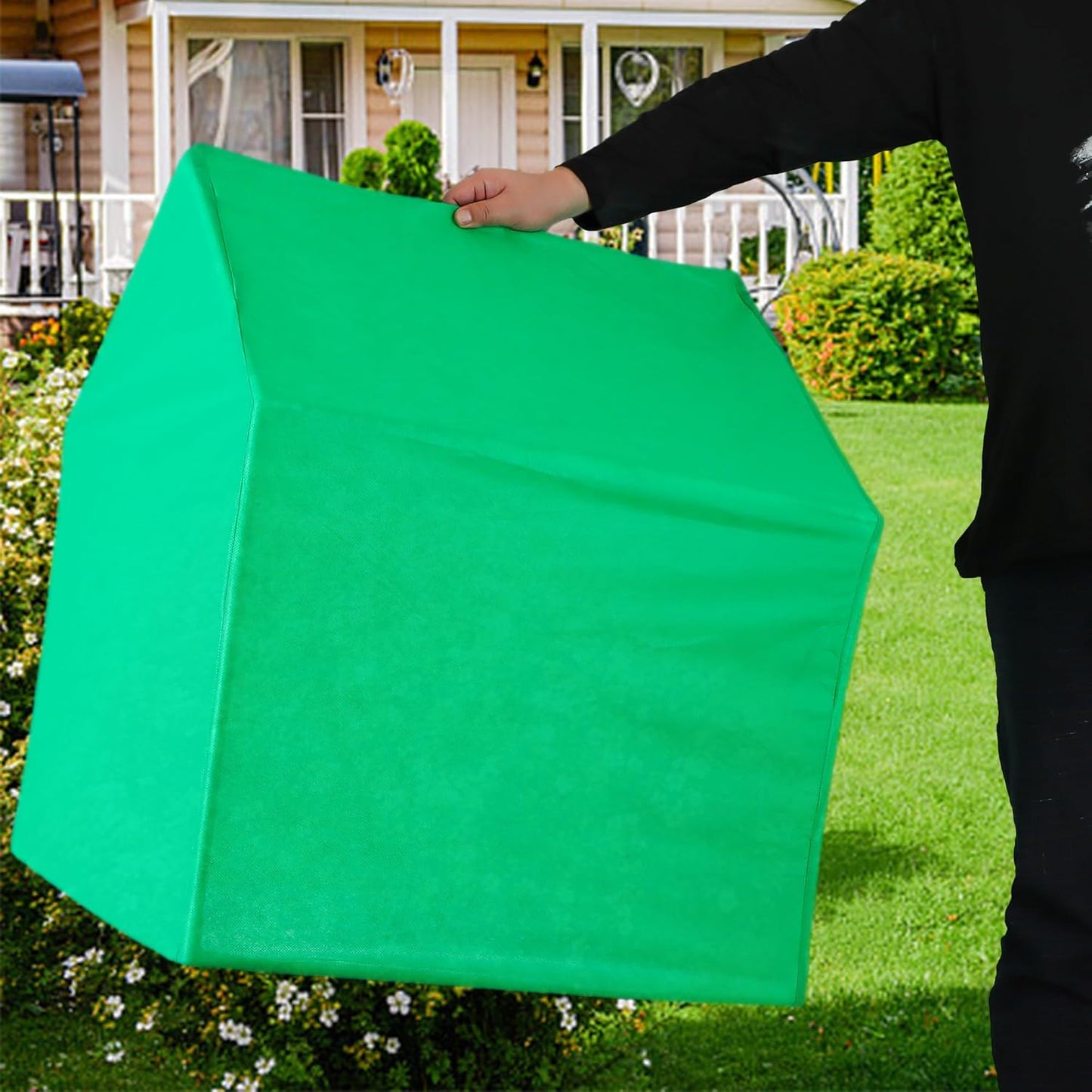 Winter Plant Covers for Freeze Protection Warm Plant Tent Shrub Covers for Winter Frost Protecting Fruit Potted Plants Tree from Freezing and Animals (24 * 24 * 28", 2 Pack)