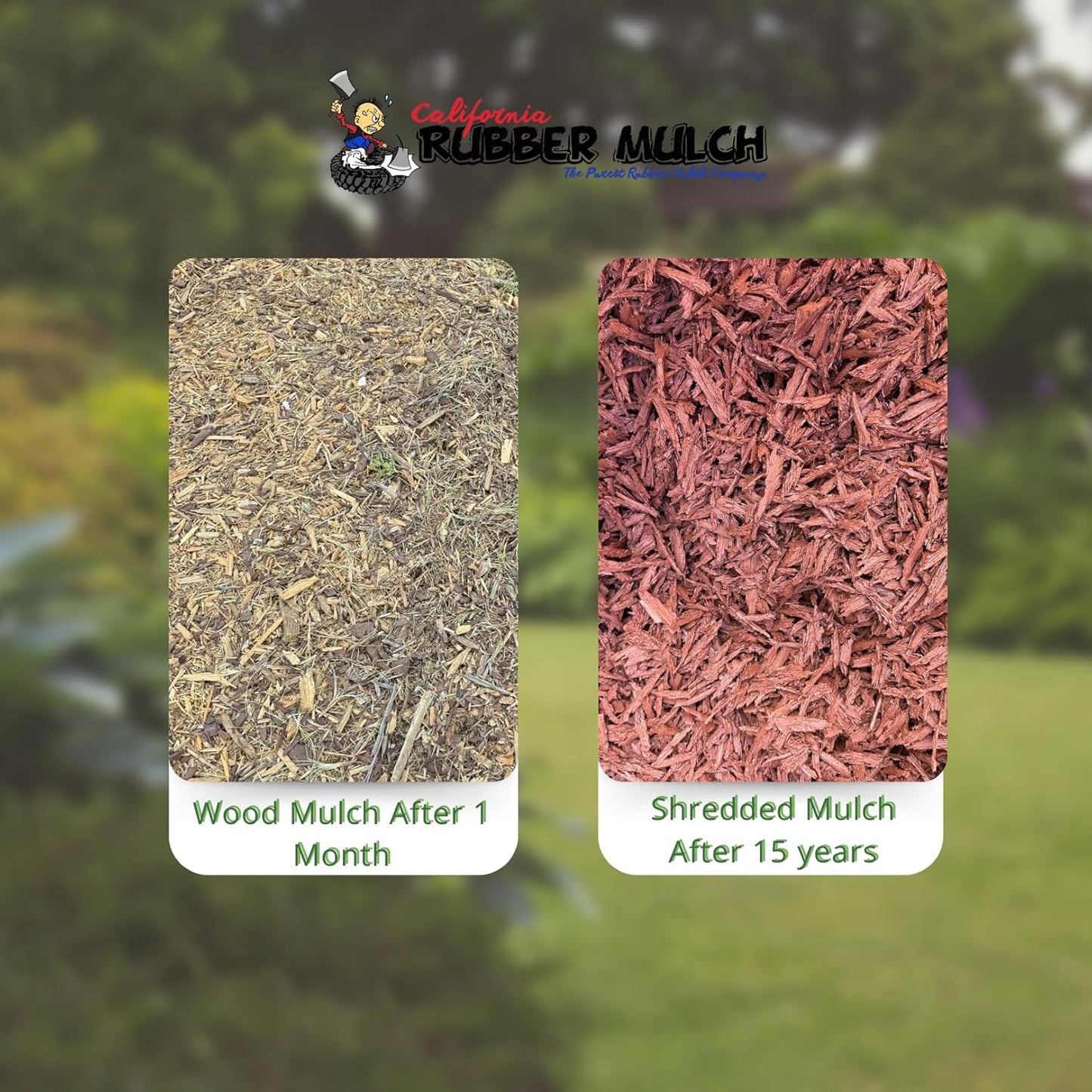 100% Wire-Free Shredded Rubber Mulch – Red – 10 lb (0.6 cu ft) – Long-Lasting, Low Maintenance, Safe for Kids & Pets – Ideal for Landscaping & Playgrounds