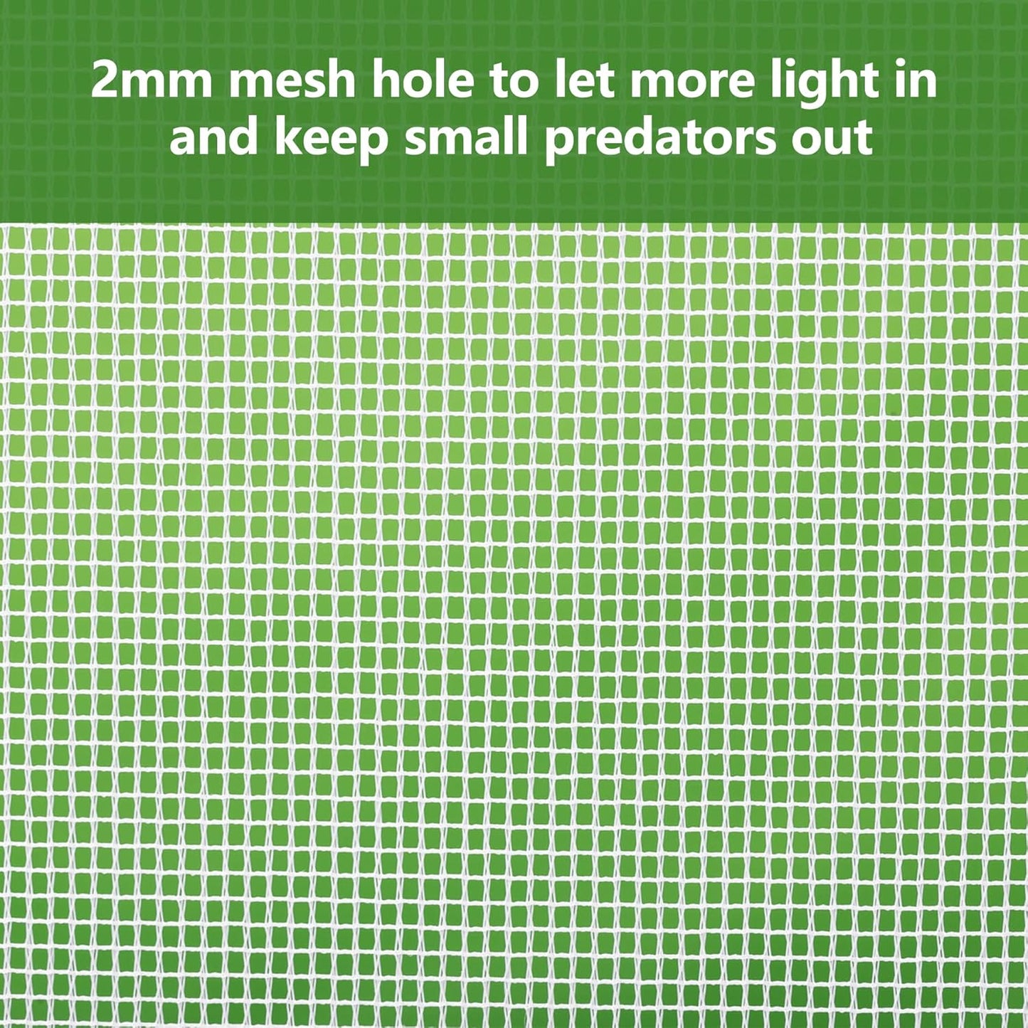 59" Outdoor Mesh Plant Enclosure, Mesh Plant Cover for Pests, Bird and Pest Protection Guard for Fruit, Vegetables, Flowers and Herbs Pop-Up Cage 35"x35"x59"