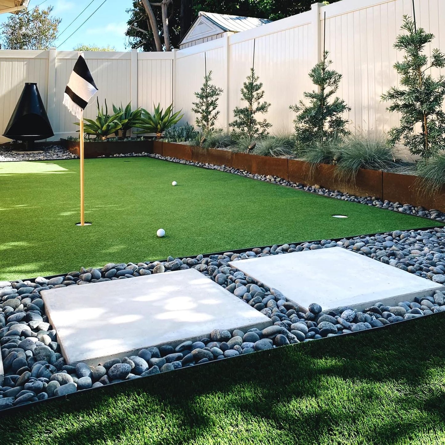 Hammer-in Landscape Edging - 48-inch Strips - 14-inch Depth 1/4-inch Rounded top COR-Ten Steel (5 Pack)