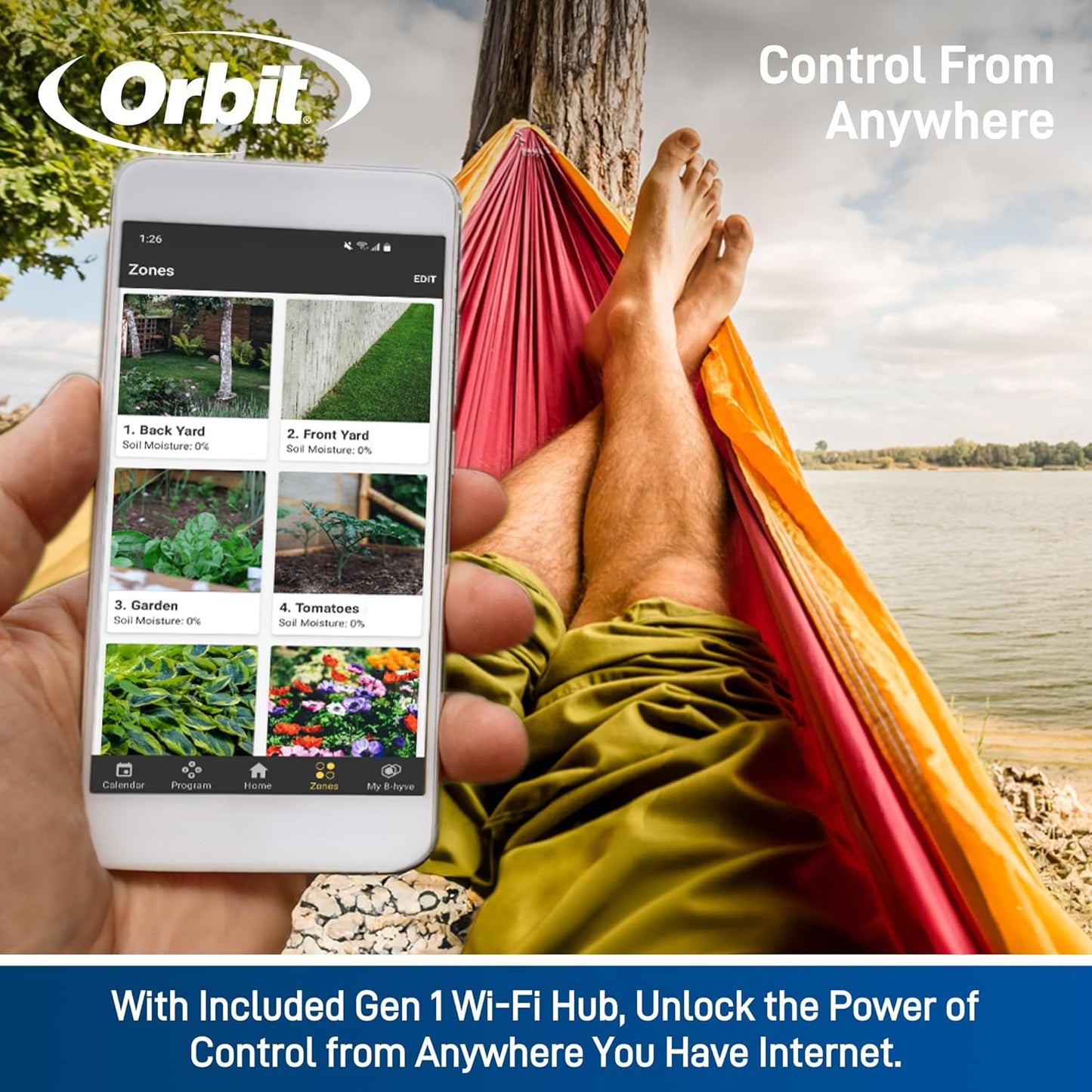 Orbit 21004 B-hyve Smart Hose Watering Timer with Wi-Fi Hub