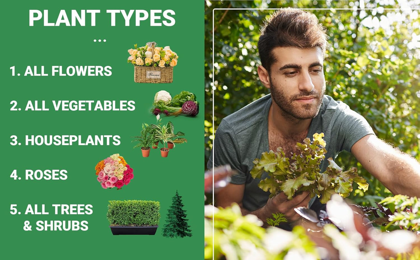 6-6-6 All-Purpose Professional Plant Food Fertilizer; Ideal for Winter Care & Spring Feeding, Perfect Balanced NPK for Indoor and Outdoor Plants (20 QUARTS)