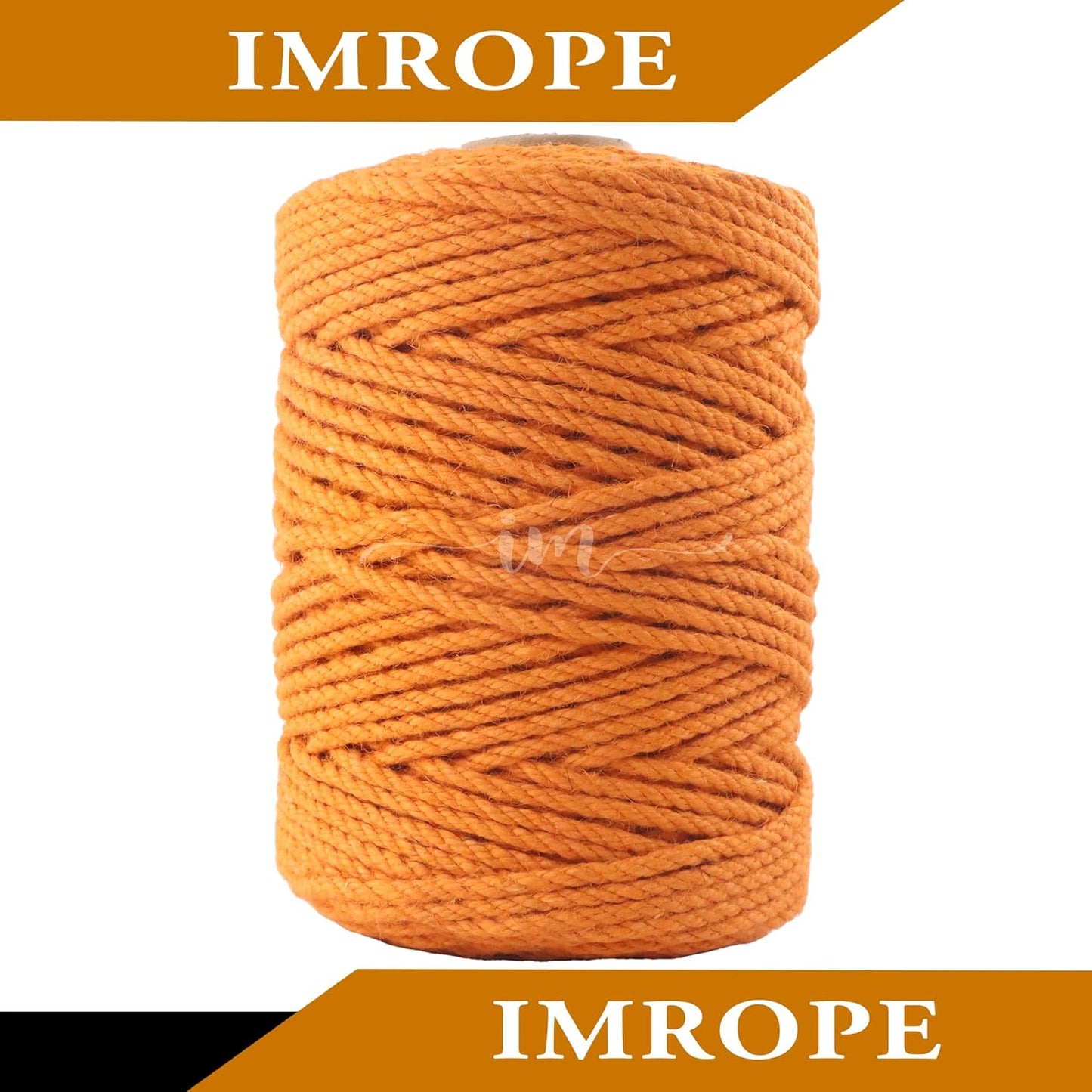 4mm x 500 Feet Orange Jute Rope, Twine for Gardening Tomato Climbing Plant Tie Floristry Crafts Gift Wrapping Packing Decor