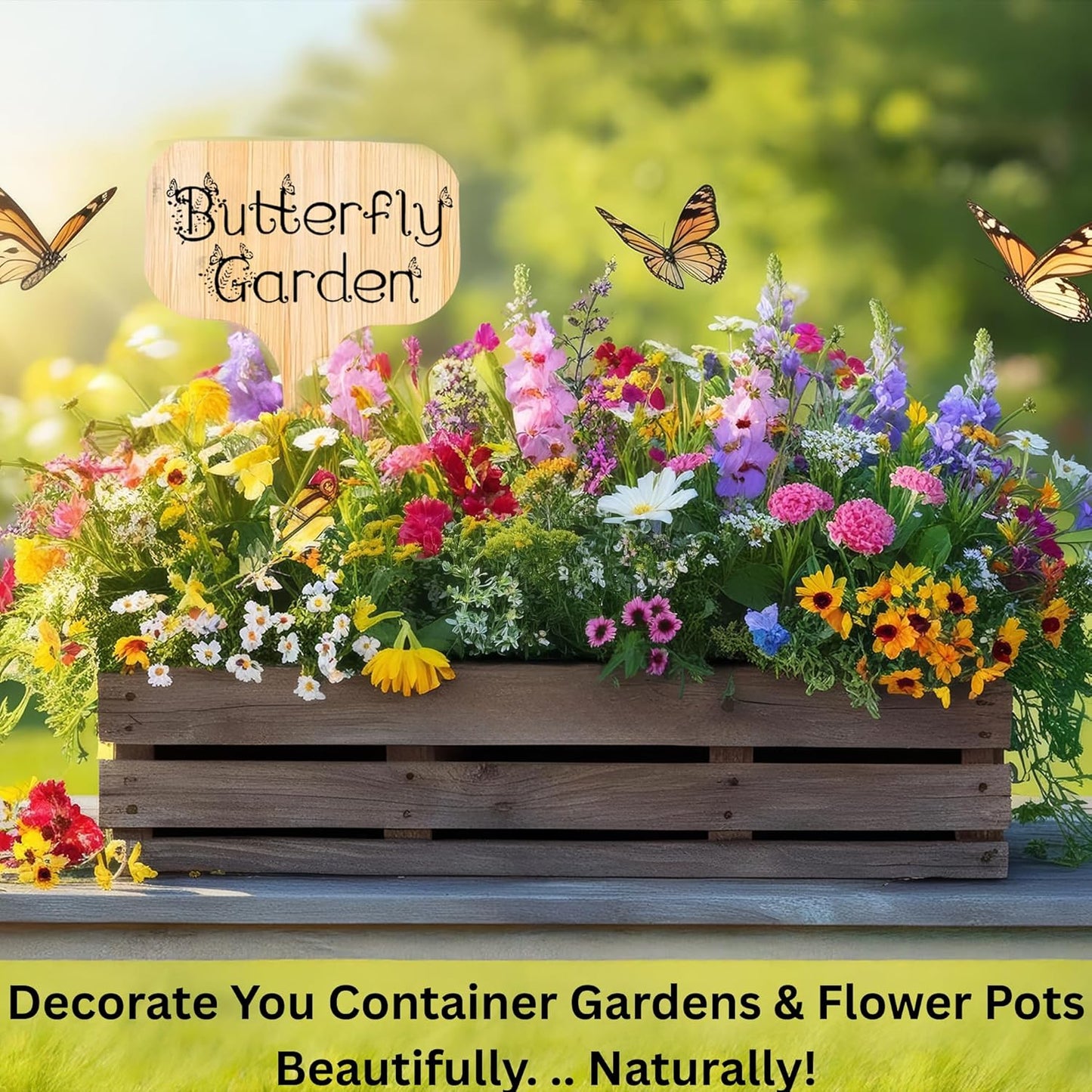 25 Pack 2 Sizes Tall Plant Labels Garden Markers Plant Name Tags for Flowers, Herbs, Vegatables, Seeds, Bulbs Larger Writing Area with Full Size Marker