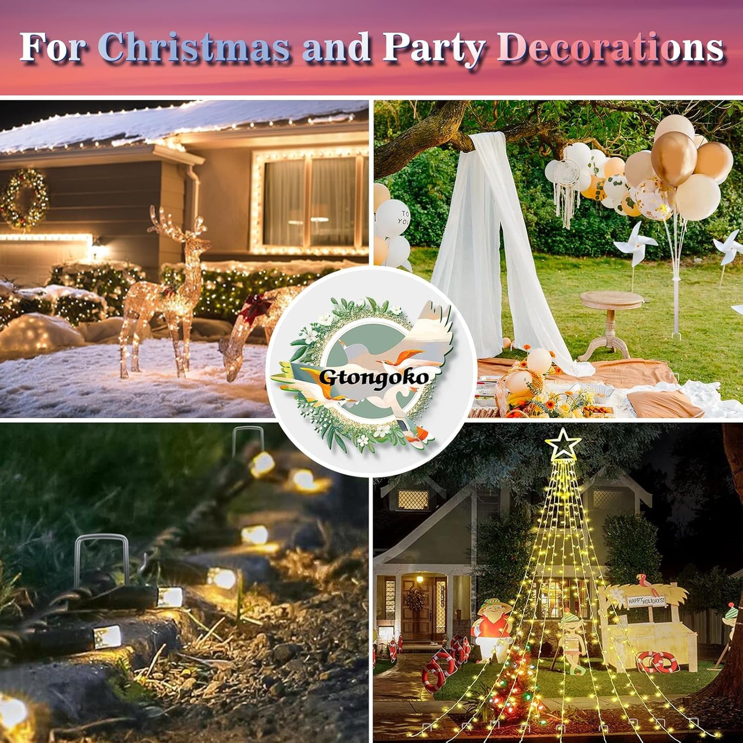 Gtongoko 50 Pack 10 Inch Galvanized Landscape Staples Garden Plant Cover Stakes 11 Gauge SOD Staples Ground Fence Stakes for Landscaping Securing Weed Barrier Fabric