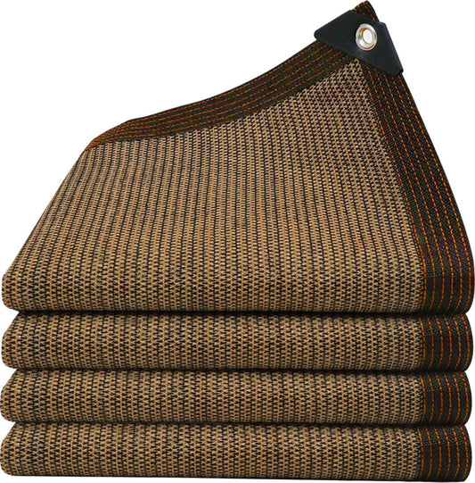 80% Sunblock Shade Cloth Net Resistant - 6x16Ft Garden Shade Mesh for Plant Cover, Greenhouse, Chicken Coop, Kennels, Tomatoes Plants