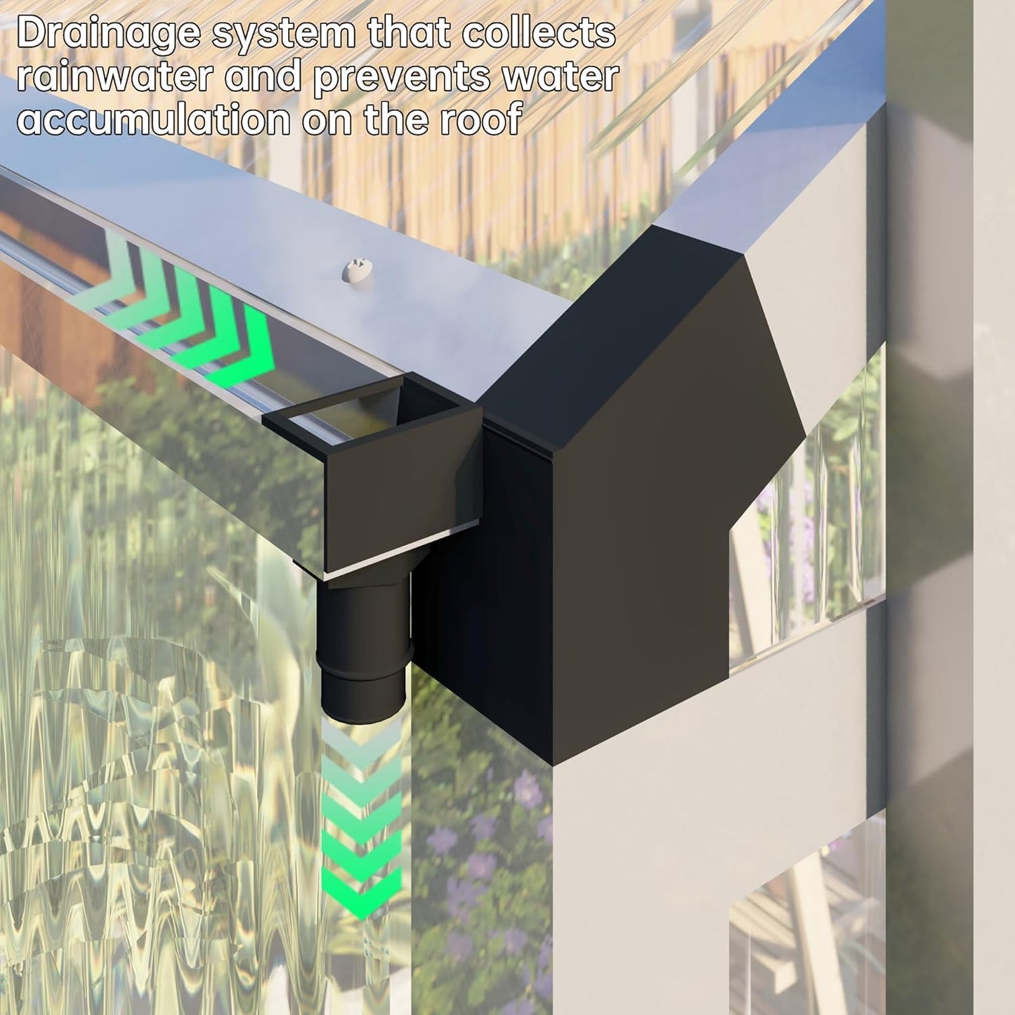 Aluminum Greenhouse for Outdoors, 6 x 8 FT Polycarbonate Walk-in Greenhouse with Quick Setup Structure and Adjustable Roof Vent, Silver