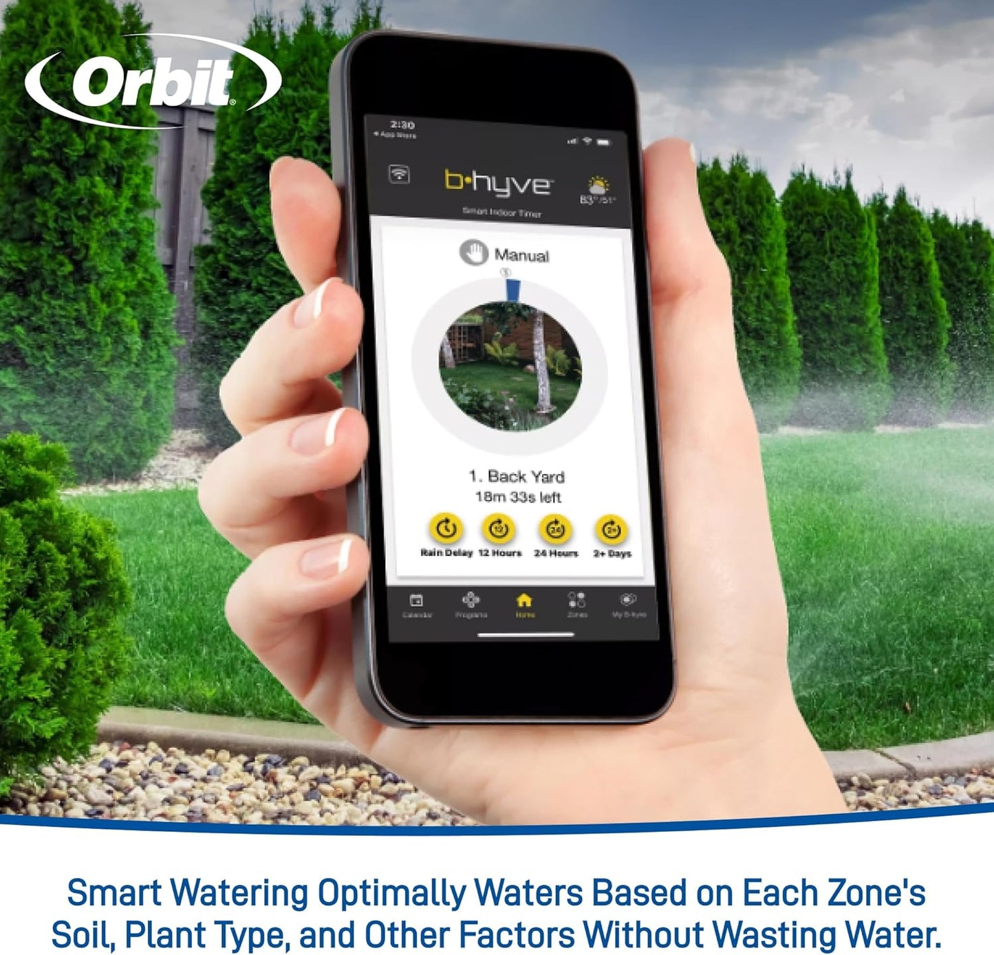 Orbit 57915 B-hyve 4-Zone Indoor Smart Sprinkler Controller
