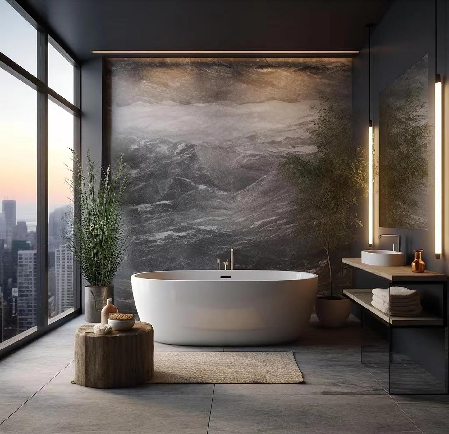 Artificial Plant 71in（6ft,2pack） Tall Artificial Grass Plant,Faux Plants Indoor Home Decorative Artificial Plants & Flowers in Pot Fake Plant, House Plant Indoor