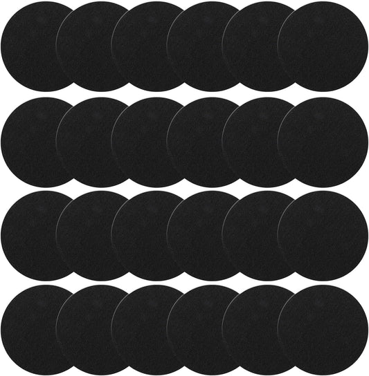 24 Pack Compost Bin Filter, 6.7 Inch Charcoal Filters for Kitchen Compost Bin, Compost Filters for Home Countertop Bin, Replacement Charcoal Filters for Compost Bucket Refill Sets, Round