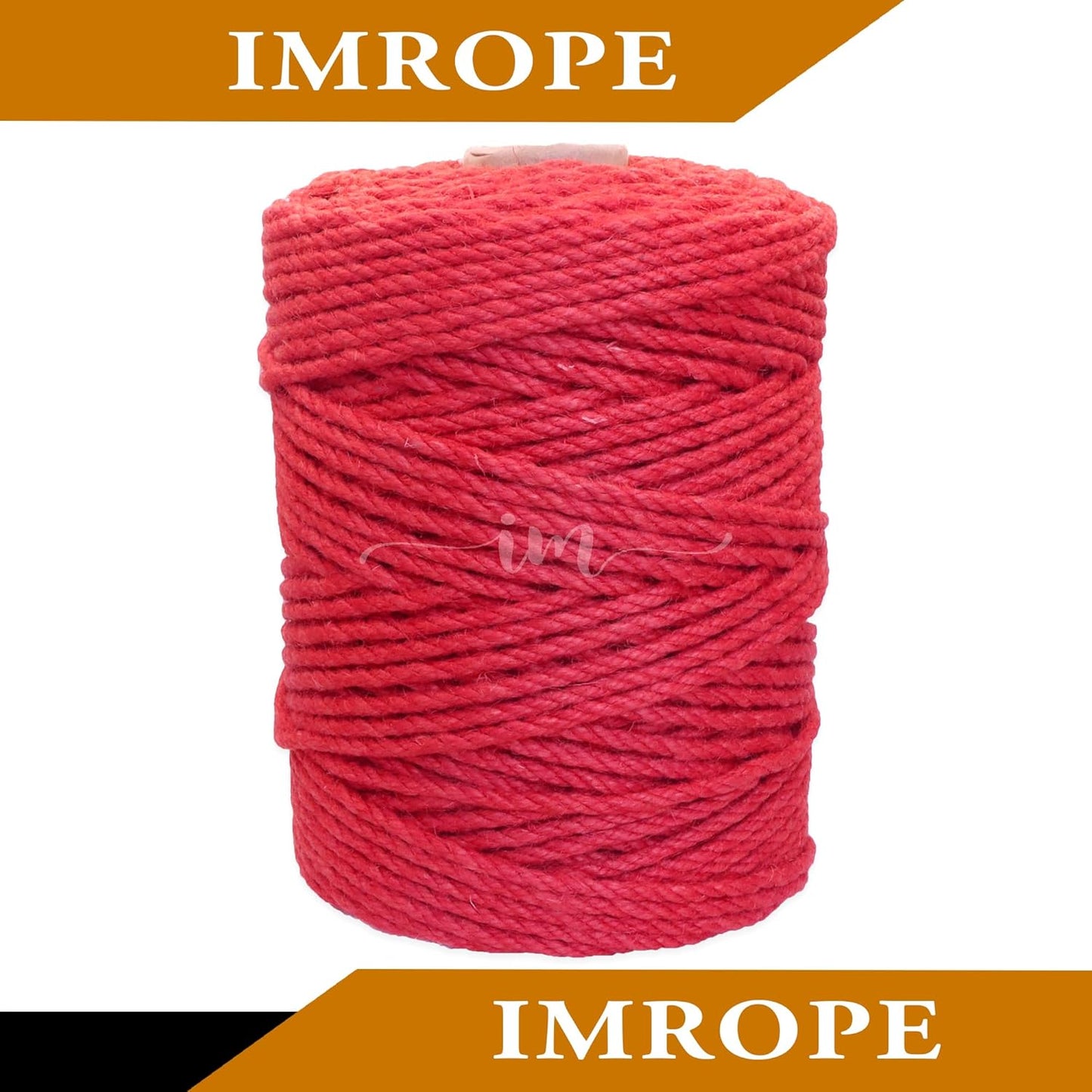 4mm x 500 Feet Red Jute Rope, Twine for Gardening Tomato Climbing Plant Tie Floristry Crafts Gift Wrapping Packing Decor