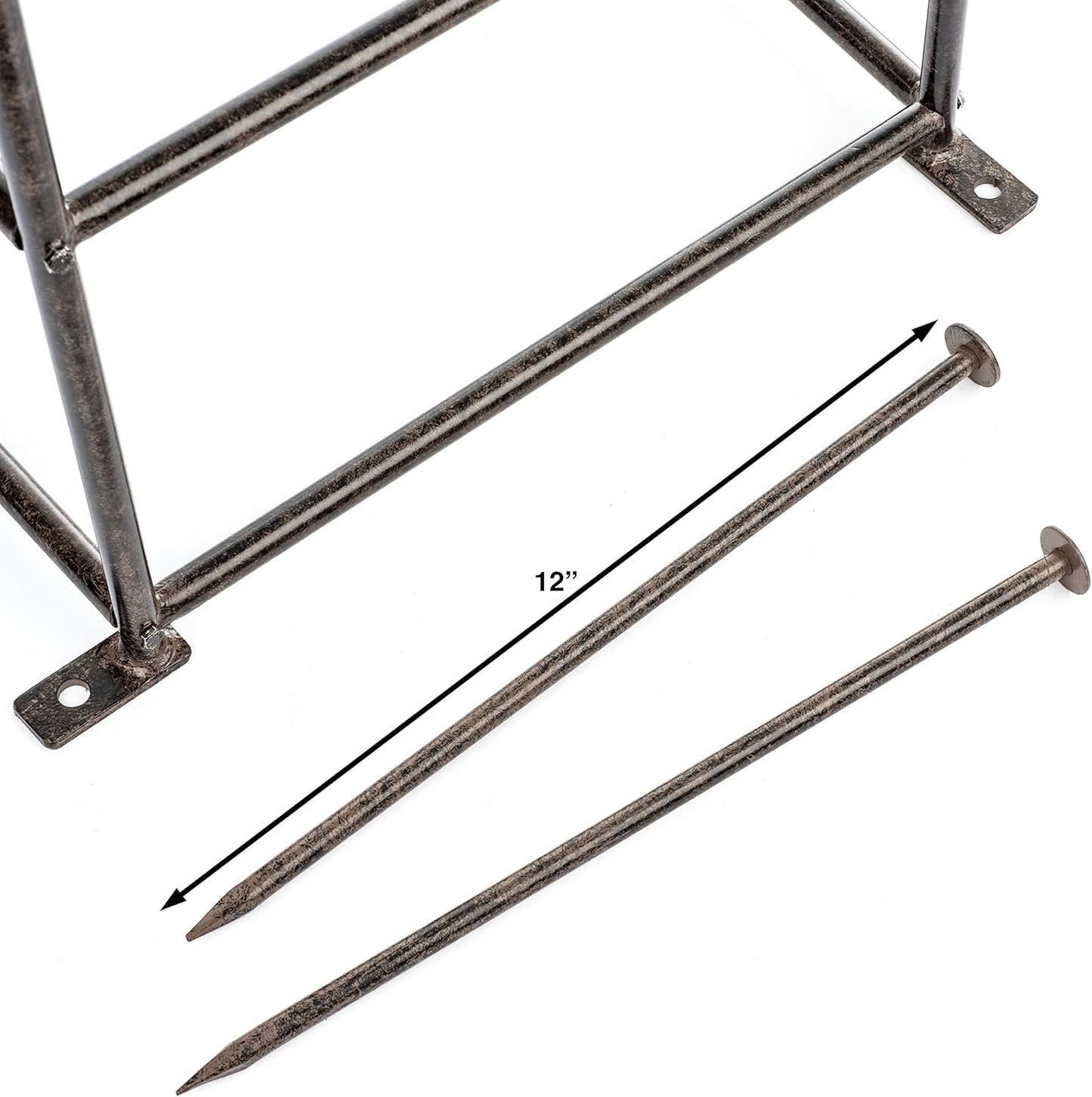 H Potter Trellis Large Obelisk for Climbing Garden Plants Weather Resistant Iron and Metal Vertical Yard Art