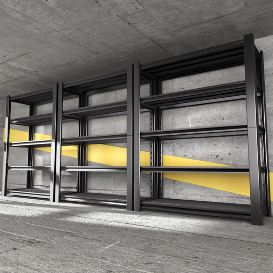 Garage Shelving Heavy Duty,5 Tier Adjustable Metal Shelving Storage Rack,Storage Shelves,48" Wx20 Dx72.2 H,Industrial Shelving Unit for Basement,Warehouse,Garage Organization.3 Pack