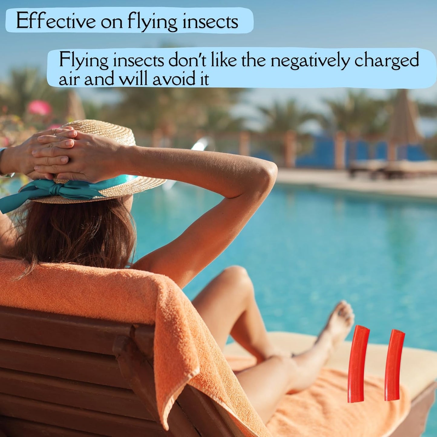 Waters Choice Buzz Off Ion Shield – Chemical-Free Bug Deterrent, Lasts One Pool Season