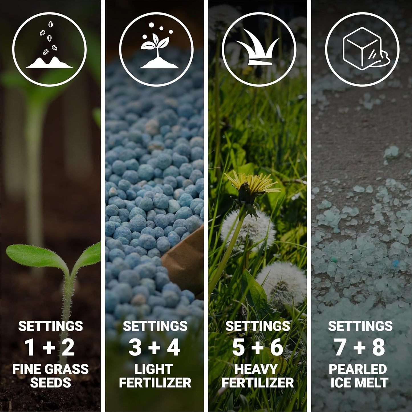 WORX 20V Cordless Seed Spreader 6-Speeds 5-Ft. Max Distance, Fertilizer Spreaders 8 Flow-Rate Settings, Broadcast Spreader Easier Than Hand Spreaders for Lawns WG869.9 – Tool Only