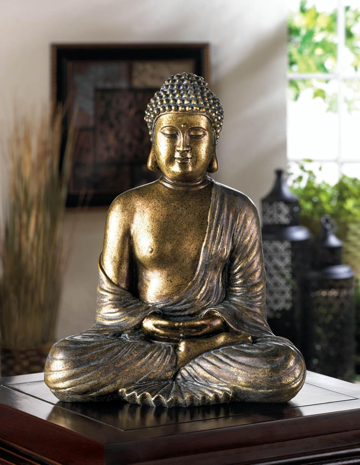 Peaceful Buddha Decorative Statues (Sitting Buddha)