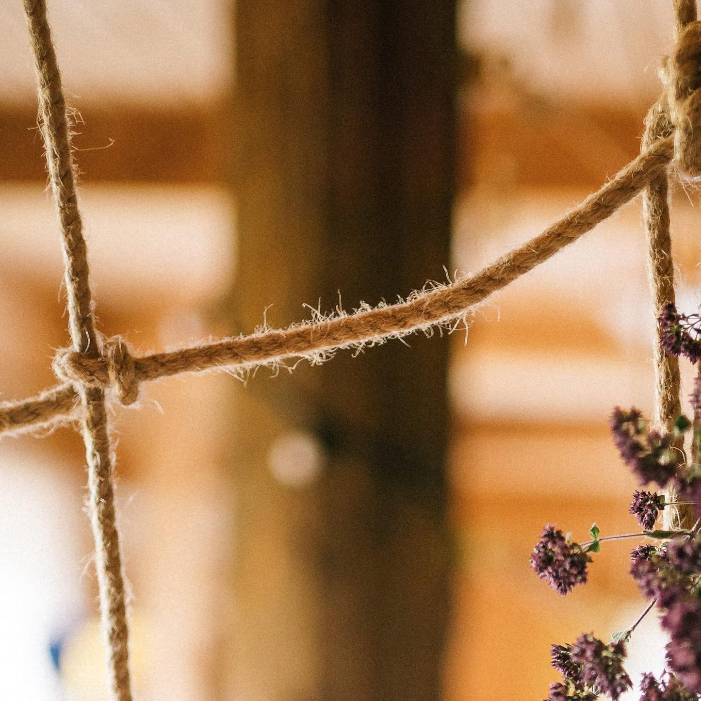 5mm x 200 Feet Natural Jute Rope, Twine for Gardening Tomato Climbing Plant Tie Floristry Crafts Gift Wrapping Packing Decor