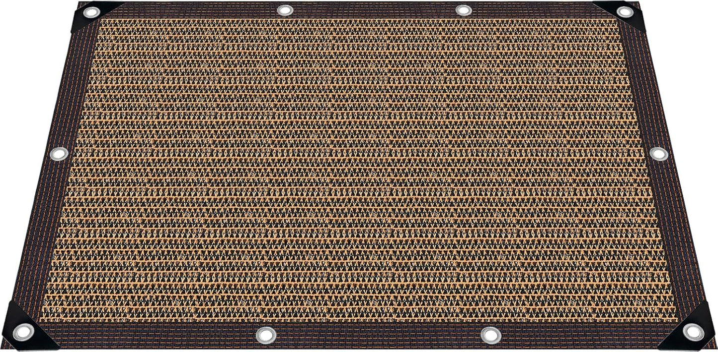 80% Shade Cloth -6.5x6.5FT Sunblock Net with Grommet,Lightweight and Durable UV Protection,Shade Cloth for Garden Patio Pergola Balcony Plants Greenhouse Dog Kennel Chicken Coop Outdoor