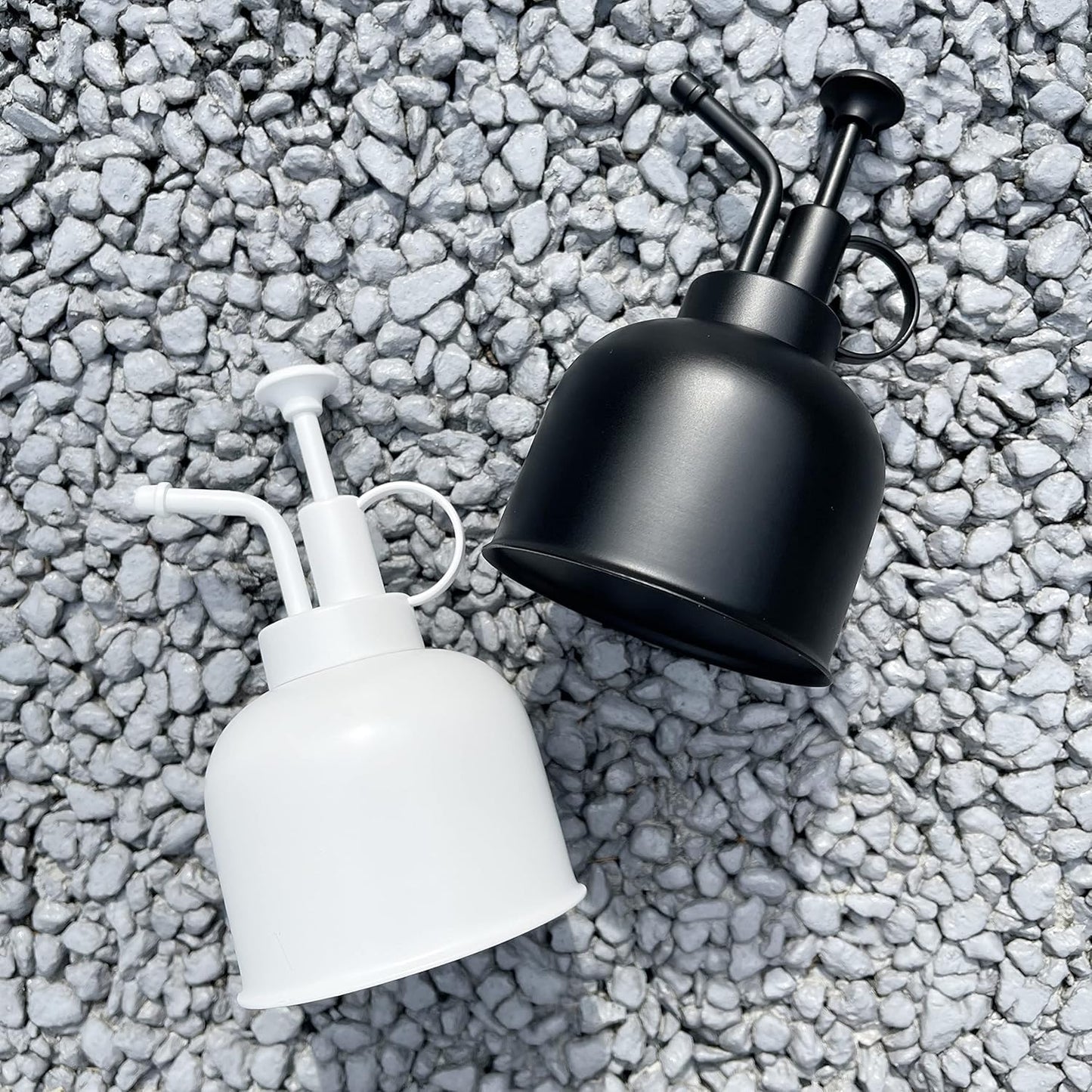 Plant Mister Spray Bottle Stainless Steel Watering Can for Indoor Plants Bonsai Sprayer Succulent Spritzer Houseplant Atomizer Terrarium Mister Modern Garden Tools 10oz/300ml Black