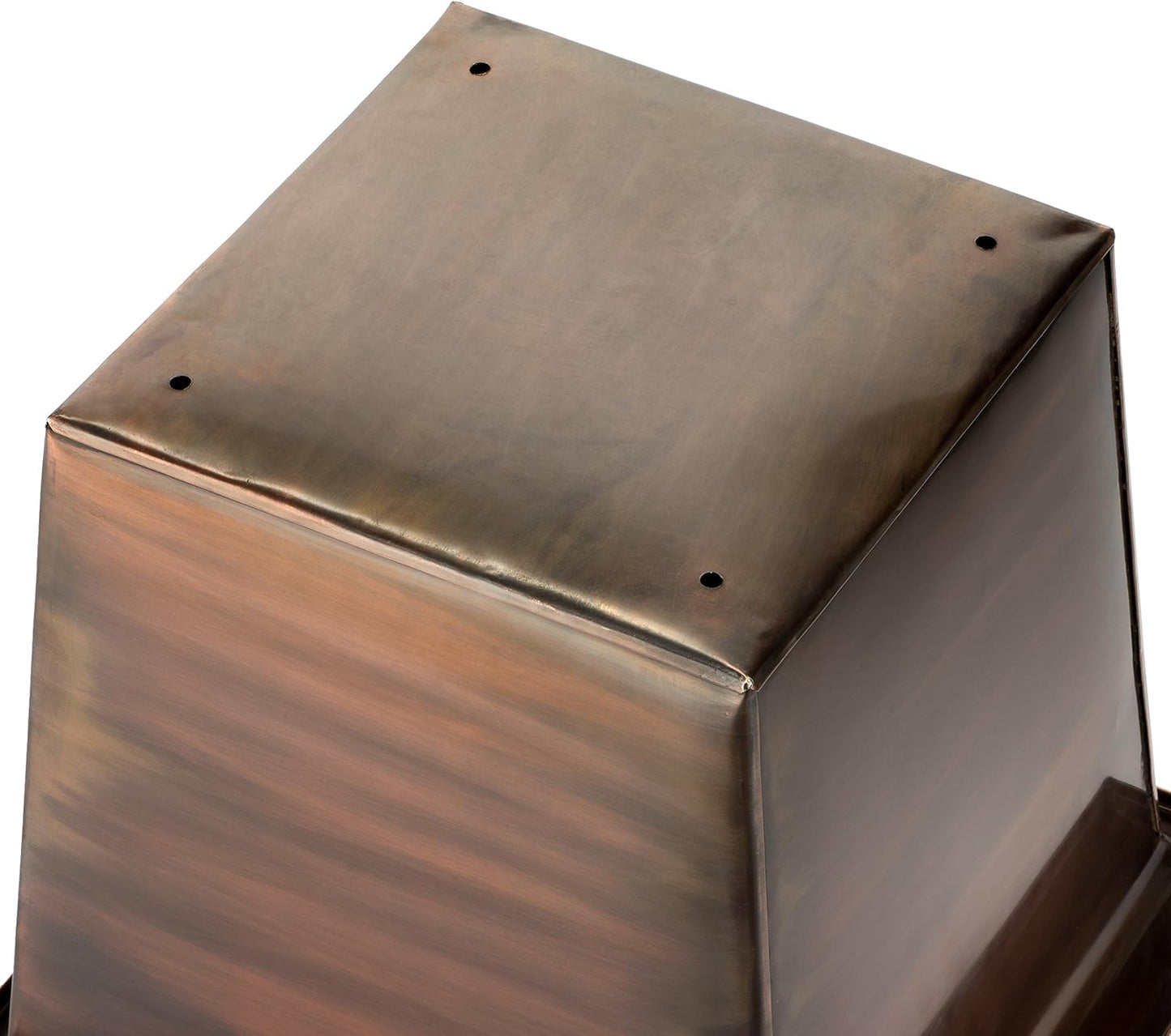 H Potter Tall Planter Patio Garden Copper Indoor Outdoor Deck Flower with Tray