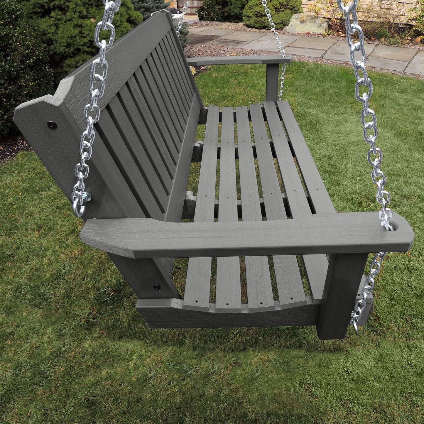 Highwood AD-PORL1-CGE Lehigh Porch Swing, 5 Feet, Coastal Teak