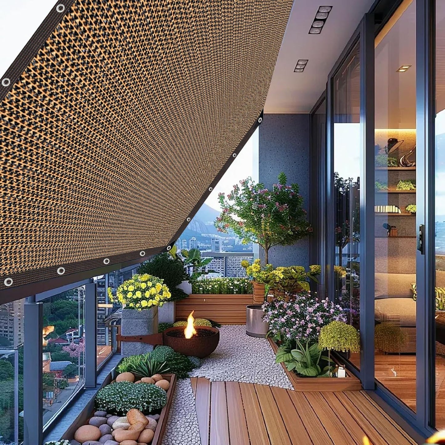 80% Sunblock Shade Cloth Net Resistant - 8x20Ft Garden Shade Mesh for Plant Cover, Greenhouse, Chicken Coop, Kennels, Tomatoes Plants