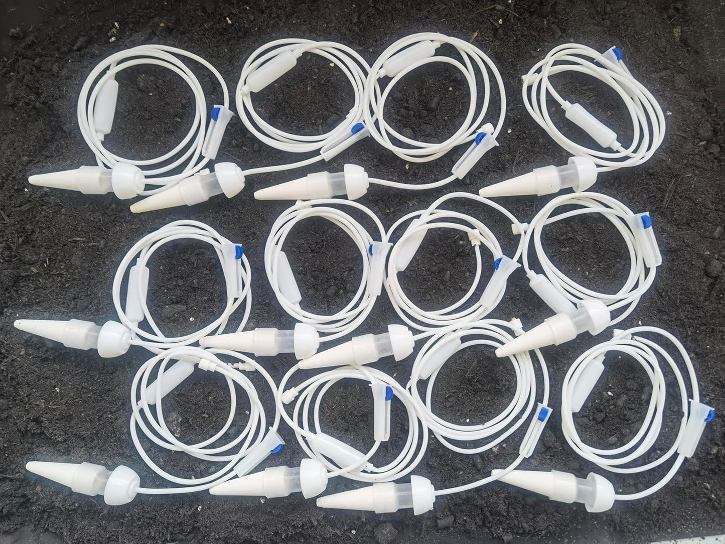 Plant Watering Seepage Devices, Insert into Soil, Self Watering Stakes for Indoor & Outdoor Plant, Automatic Irrigation (12 PCs)