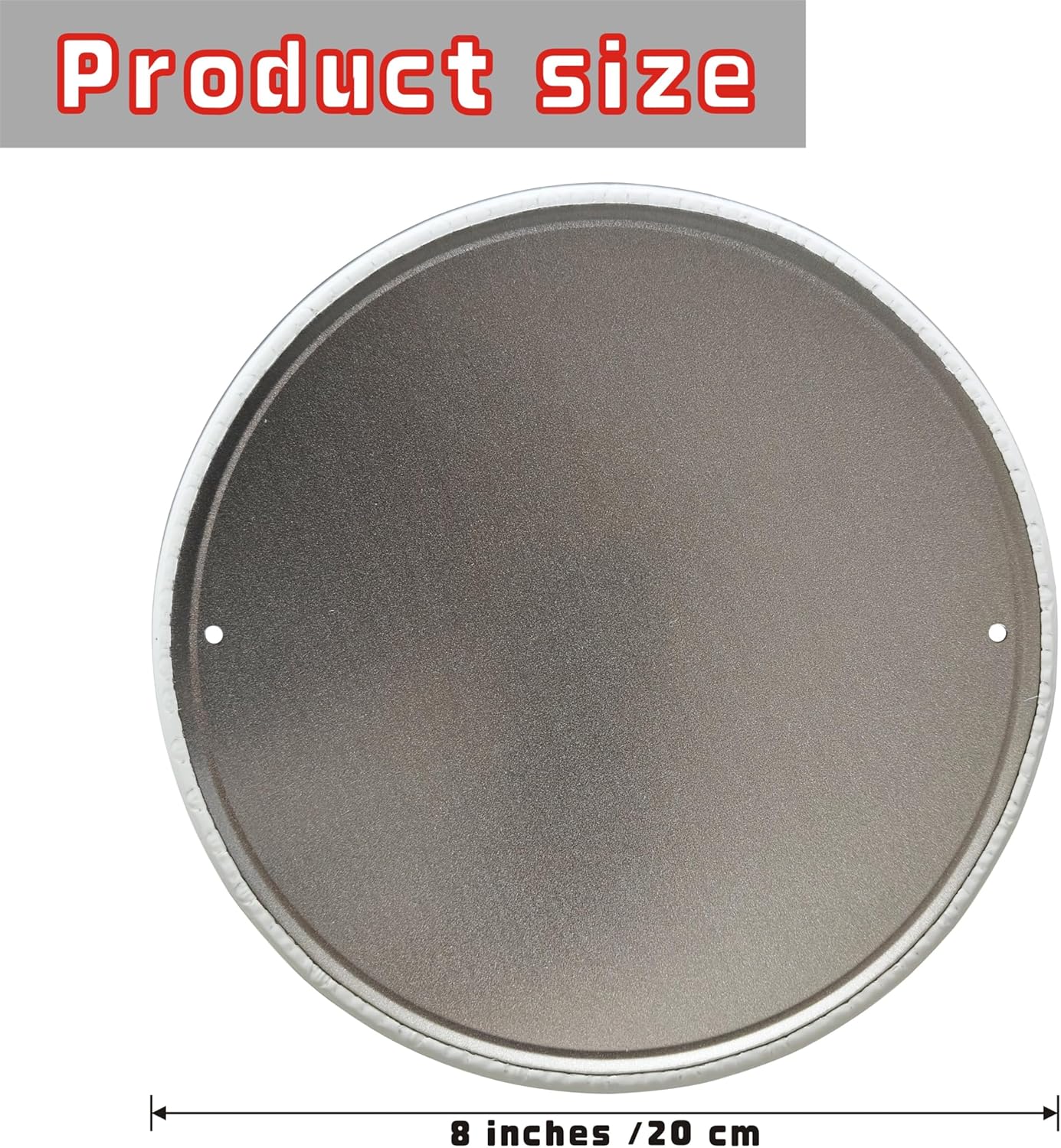 Toilet Sign Hanging Metal Sign 8x8 In Bathroom Wall Prompt Sign Suitable for Outdoor Spaces