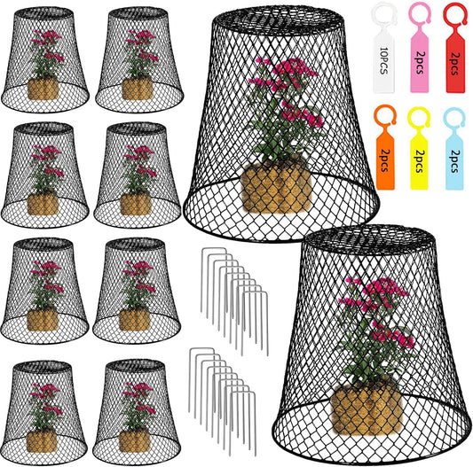 Garden Cloches for Plants, Sapbontchi Chicken Wire Plant Covers Plant Protectors from Animals Plant Protector Metal Plant Cages to Keep Rabbits Out Bunnies Chicken Squirrels Bird Out