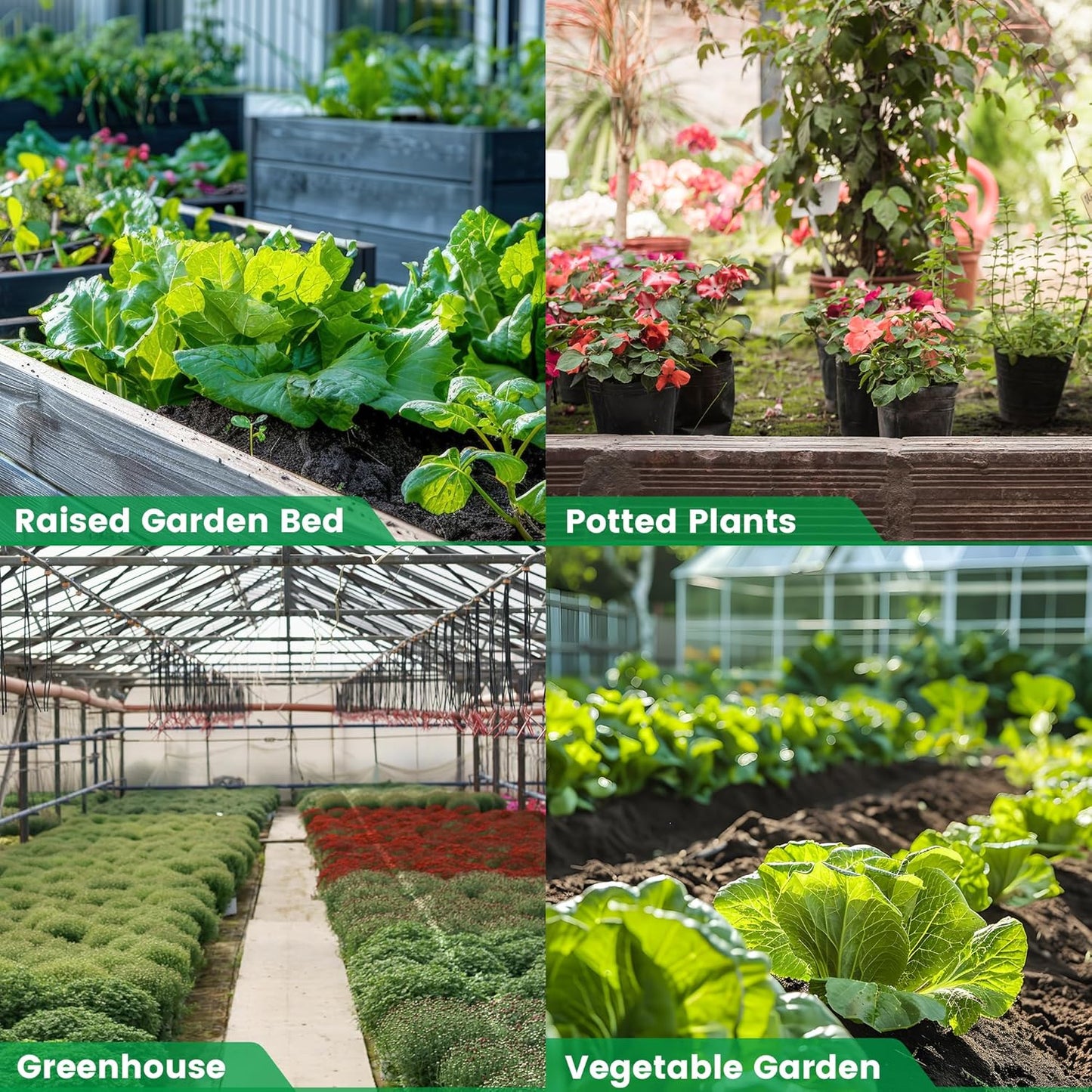 230FT Drip Irrigation System, Quick-Connect Automatic Garden Watering Misting System for Greenhouse, Yard, Lawn with 1/2 inch Hose, 1/4 inch Distribution Tubing, Drip Emitters, Connectors