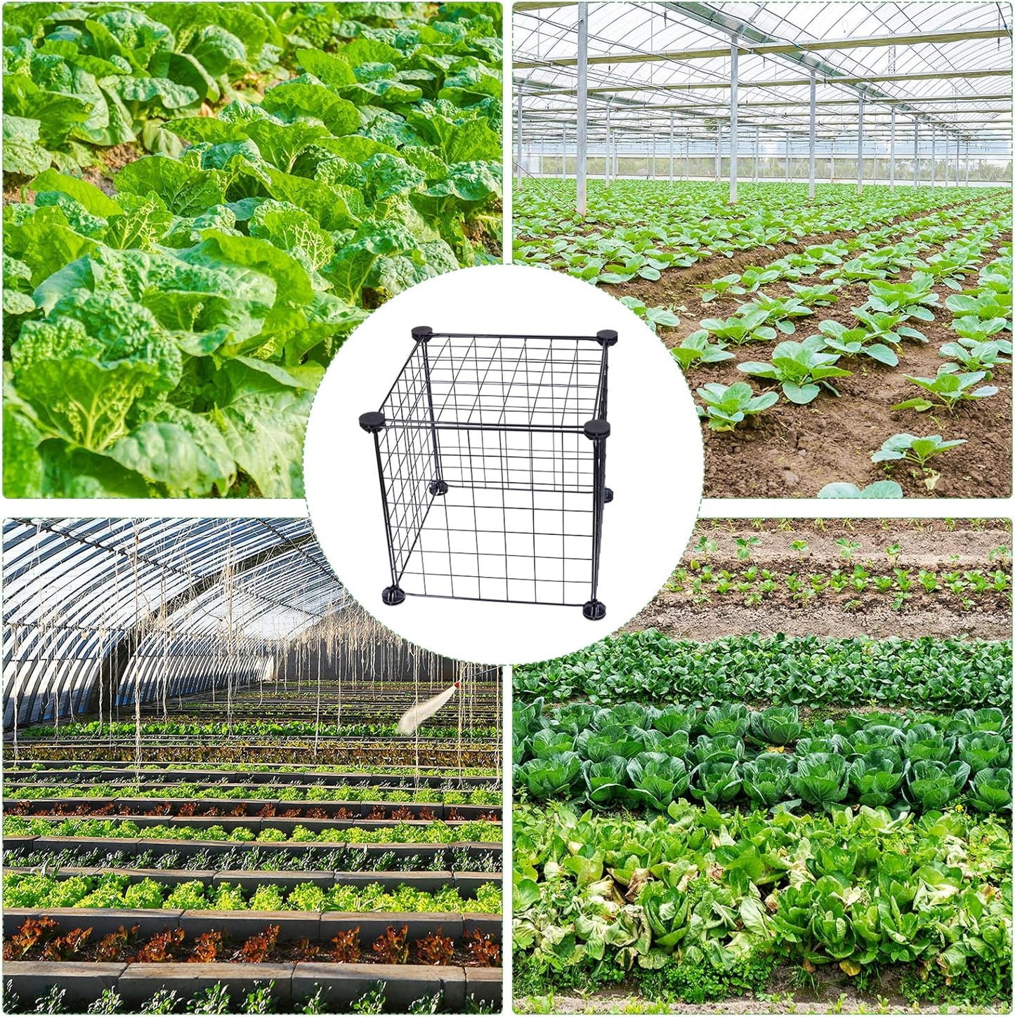 20 Set Wire Plant Cages for Plants Protect from Rabbits,