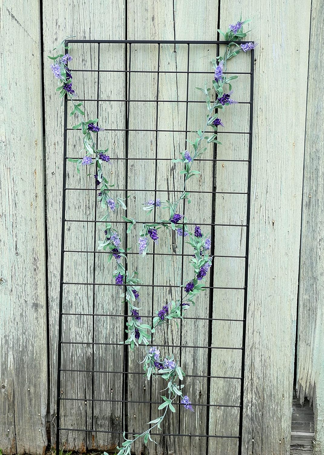 American Garden Works STNMB Narrow Screen Trellis, Black 64.25"H