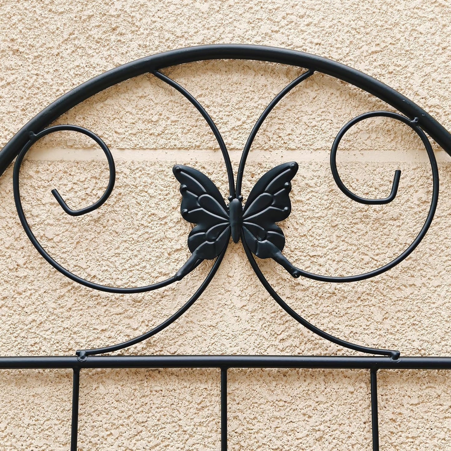 4 Pack Garden Trellises with Black Metal Coating, Trellis for Climbing Plants Outdoor, Roses, Vegetables, Vines, Cucumbers-19.7×71 inches.