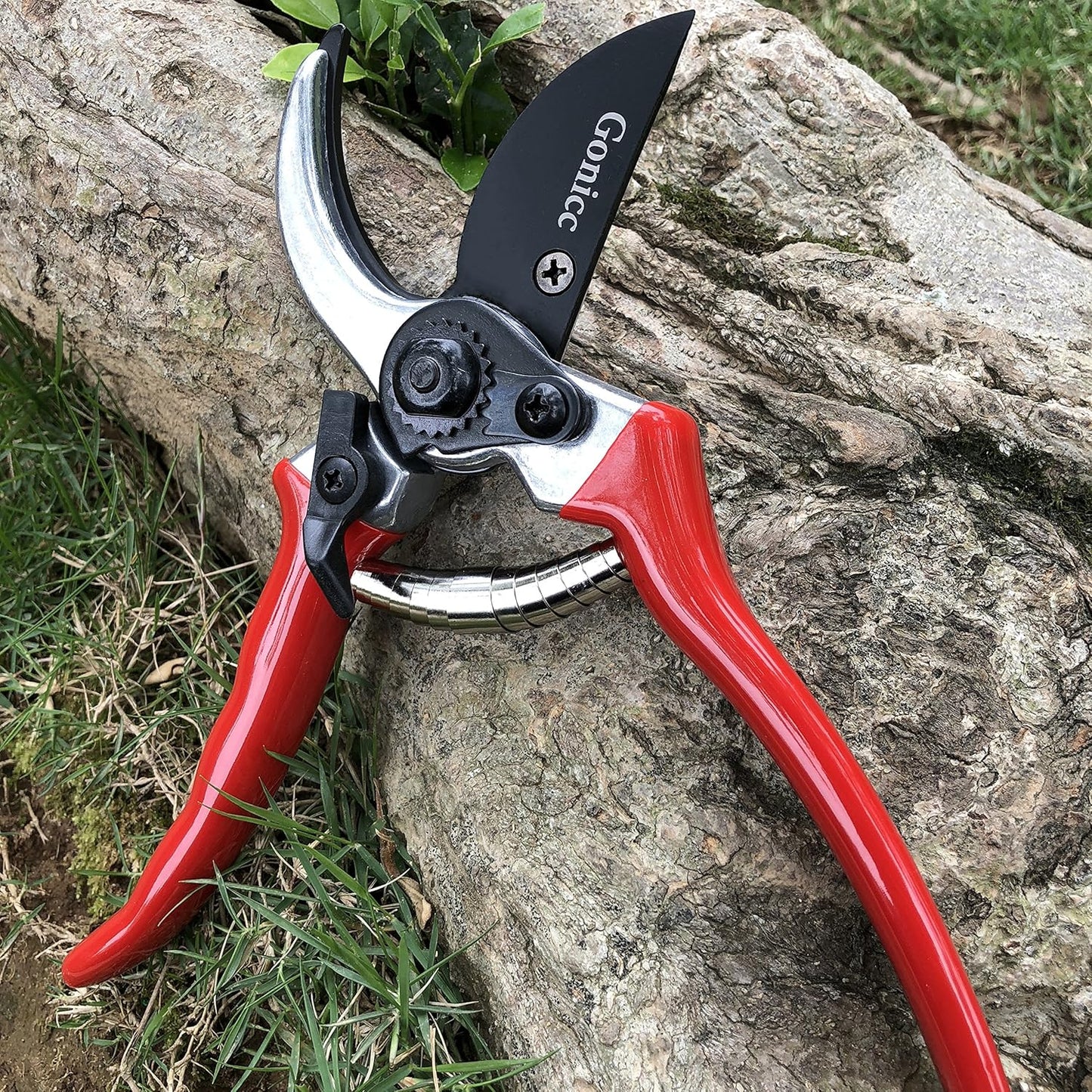gonicc 8" Professional Sharp Bypass Pruning Shears (GPPS-1002), Tree Trimmers Secateurs,Hand Pruner, Garden Shears,Clippers For The Garden, Bonsai Scissors, Loppers